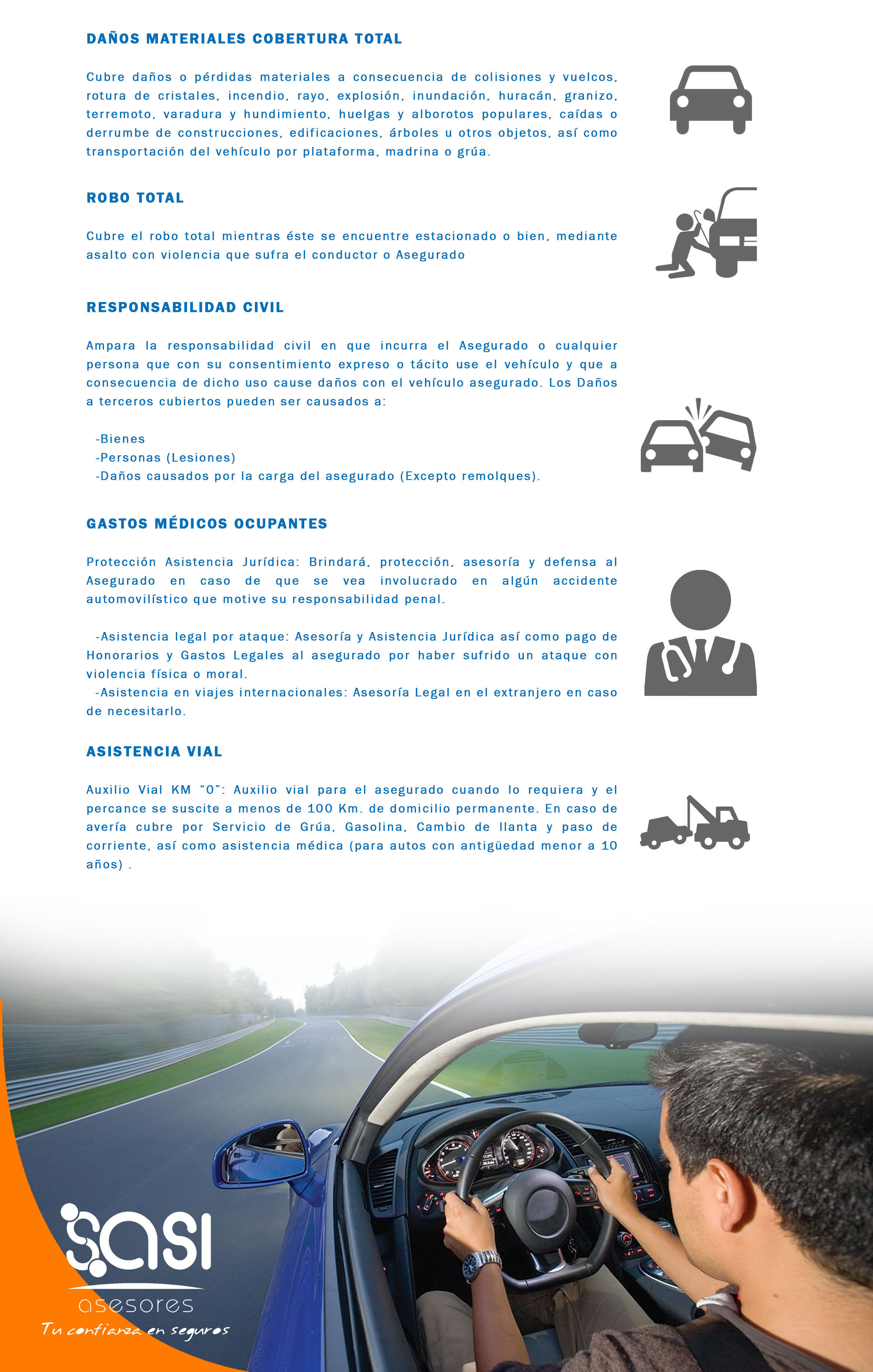 coberturas de automovil